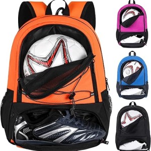 Himal Outdoors Soccer Backpack with Ball and Cleat Holder